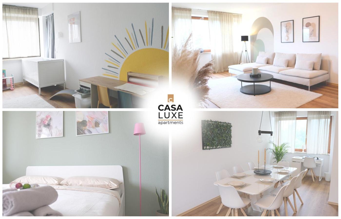 Appartamento Casa Luxe - 120Qm - Zentral - Familienfreundlich - Parkplatz - 5Km Zum Legoland Günzburg Esterno foto